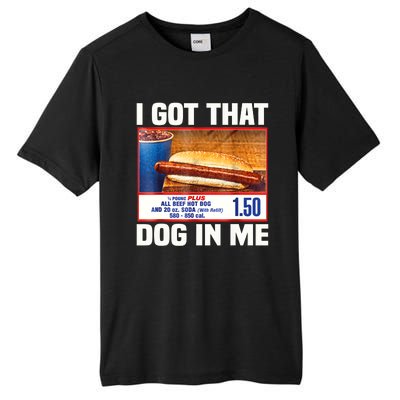 I Gotthat Dog In Me Funny Hotdogs Combo 4th Of July Dad Mom Tall Fusion ChromaSoft Performance T-Shirt