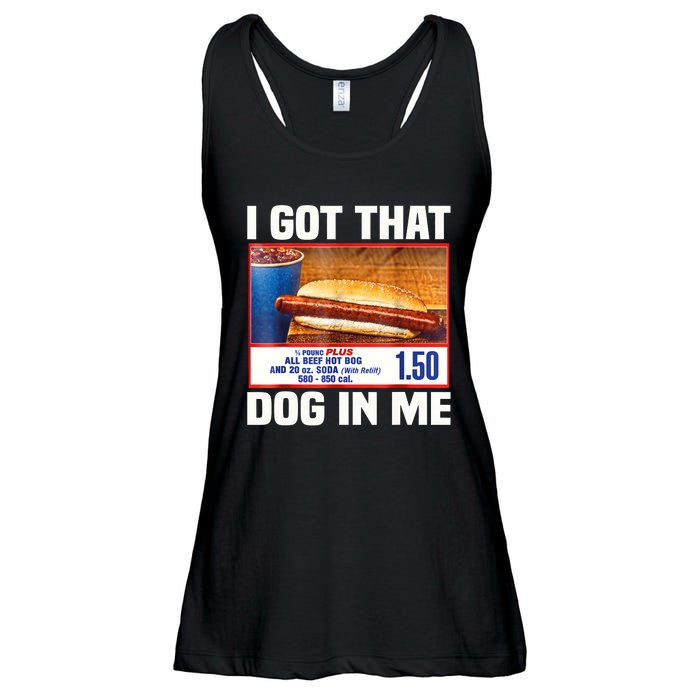 I Gotthat Dog In Me Funny Hotdogs Combo 4th Of July Dad Mom Ladies Essential Flowy Tank