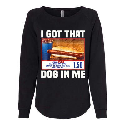 I Gotthat Dog In Me Funny Hotdogs Combo 4th Of July Dad Mom Womens California Wash Sweatshirt