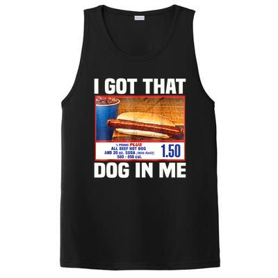 I Gotthat Dog In Me Funny Hotdogs Combo 4th Of July Dad Mom PosiCharge Competitor Tank