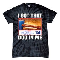 I Gotthat Dog In Me Funny Hotdogs Combo 4th Of July Dad Mom Tie-Dye T-Shirt