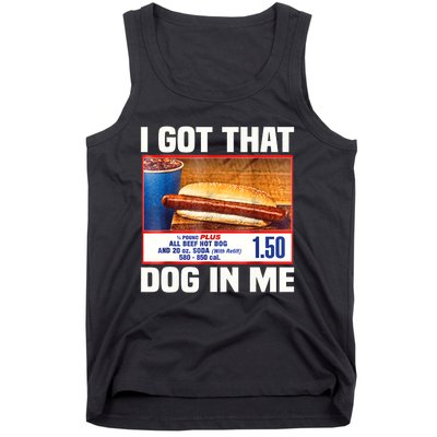 I Gotthat Dog In Me Funny Hotdogs Combo 4th Of July Dad Mom Tank Top