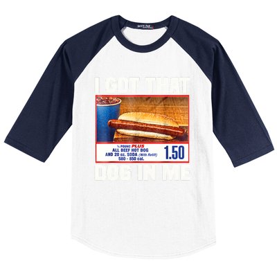 I Gotthat Dog In Me Funny Hotdogs Combo 4th Of July Dad Mom Baseball Sleeve Shirt