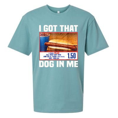 I Gotthat Dog In Me Funny Hotdogs Combo 4th Of July Dad Mom Sueded Cloud Jersey T-Shirt