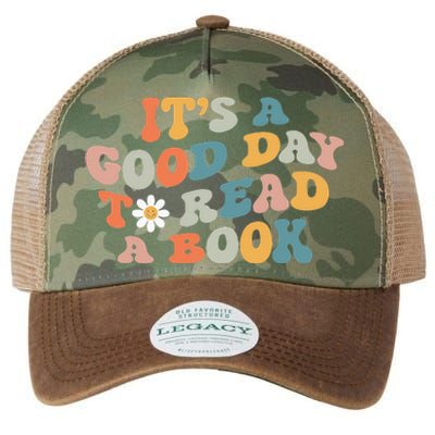 It's Good Day To Read Book Funny Library Reading Lovers (1) Legacy Tie Dye Trucker Hat