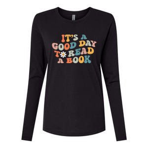 It's Good Day To Read Book Funny Library Reading Lovers (1) Womens Cotton Relaxed Long Sleeve T-Shirt