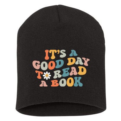 It's Good Day To Read Book Funny Library Reading Lovers (1) Short Acrylic Beanie