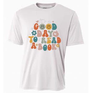 It's Good Day To Read Book Funny Library Reading Lovers Cooling Performance Crew T-Shirt