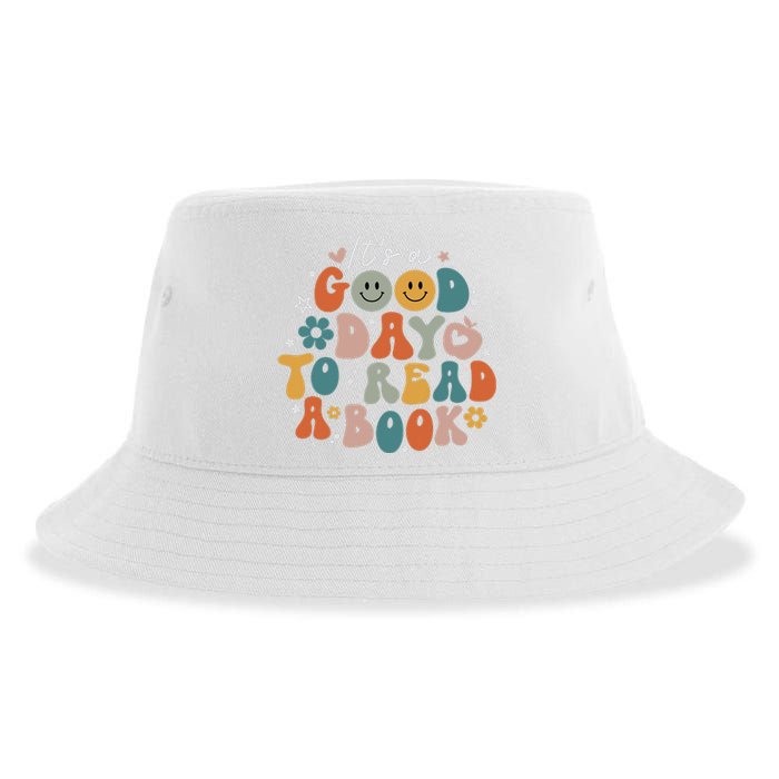 It's Good Day To Read Book Funny Library Reading Lovers Sustainable Bucket Hat