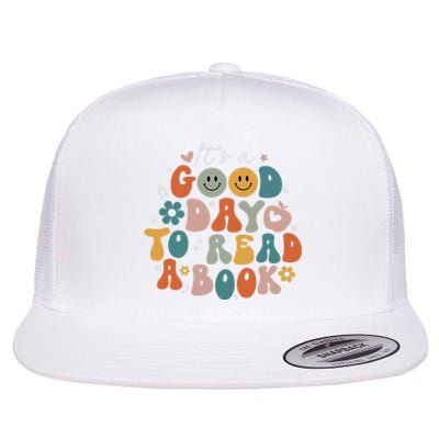 It's Good Day To Read Book Funny Library Reading Lovers Flat Bill Trucker Hat