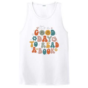 It's Good Day To Read Book Funny Library Reading Lovers PosiCharge Competitor Tank