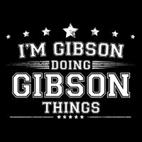 Im Gibson Doing Gibson Things Drawstring Bag