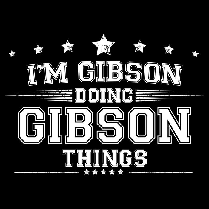 Im Gibson Doing Gibson Things Drawstring Bag