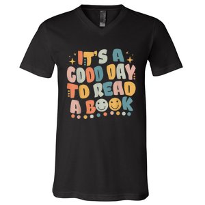 ItS Good Day To Read Book Funny Library Reading Lovers V-Neck T-Shirt