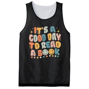 ItS Good Day To Read Book Funny Library Reading Lovers Mesh Reversible Basketball Jersey Tank