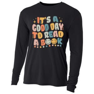 ItS Good Day To Read Book Funny Library Reading Lovers Cooling Performance Long Sleeve Crew