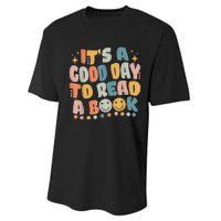 ItS Good Day To Read Book Funny Library Reading Lovers Performance Sprint T-Shirt