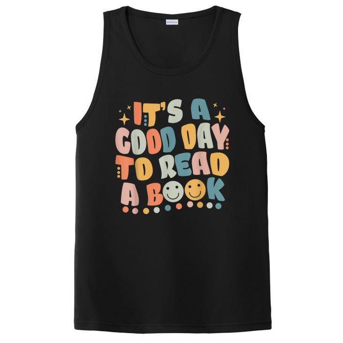 ItS Good Day To Read Book Funny Library Reading Lovers PosiCharge Competitor Tank