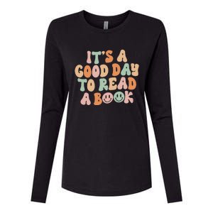 It's Good Day To Read Book Funny Library Reading Lovers Womens Cotton Relaxed Long Sleeve T-Shirt