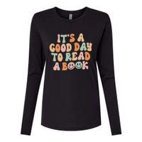 It's Good Day To Read Book Funny Library Reading Lovers Womens Cotton Relaxed Long Sleeve T-Shirt