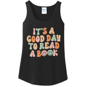 It's Good Day To Read Book Funny Library Reading Lovers Ladies Essential Tank