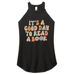 It's Good Day To Read Book Funny Library Reading Lovers Women's Perfect Tri Rocker Tank