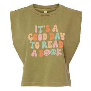 It's Good Day To Read Book Funny Library Reading Lovers Garment-Dyed Women's Muscle Tee