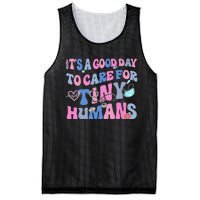 Its Good Day To Care For Tiny Human Nurse Health Care Mesh Reversible Basketball Jersey Tank