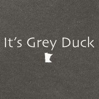 ItS Grey Duck Funny Minnesota Gift Gray Mn Nice Cotton Canvas Backpack