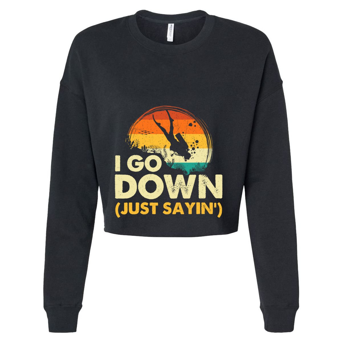 I Go Down Scuba Diver Diving Instructor Underwater Kids Hoodie