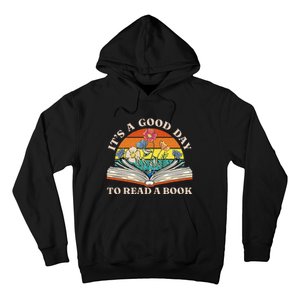 Its Good Day To Read Book Funny Library Reading Lovers Hoodie