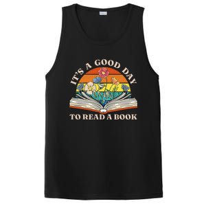 Its Good Day To Read Book Funny Library Reading Lovers PosiCharge Competitor Tank