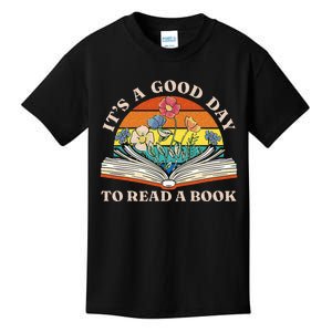 Its Good Day To Read Book Funny Library Reading Lovers Kids T-Shirt