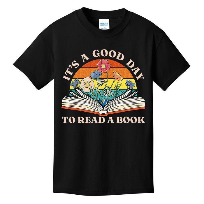 Its Good Day To Read Book Funny Library Reading Lovers Kids T-Shirt