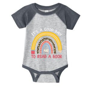 It's Good Day To Read Book Funny Library Reading Lovers Infant Baby Jersey Bodysuit