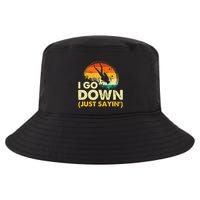 I Go Down Scuba Diver Diving Instructor Underwater Cool Comfort Performance Bucket Hat