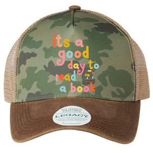 Its Good Day To Read Book Funny Library Book Reading Lovers Legacy Tie Dye Trucker Hat