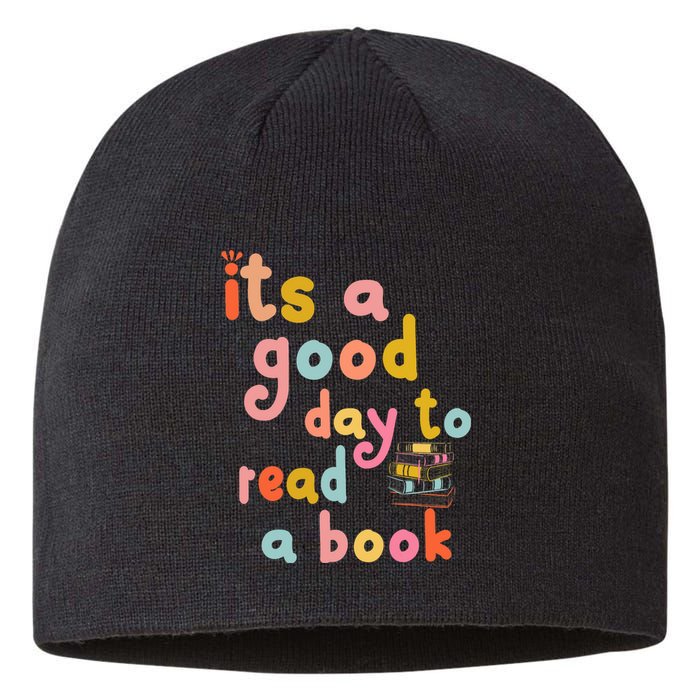 Its Good Day To Read Book Funny Library Book Reading Lovers Sustainable Beanie