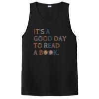 Its Good Day To Read Book Funny Library Reading Lovers Vintage PosiCharge Competitor Tank