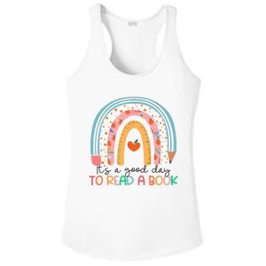 Its Good Day To Read Book Funny Library Reading Lovers Ladies PosiCharge Competitor Racerback Tank