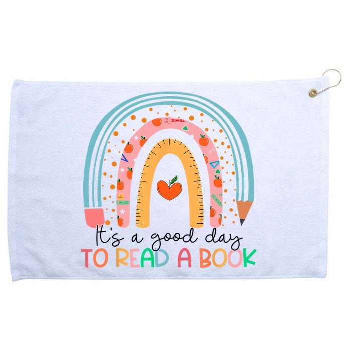 Its Good Day To Read Book Funny Library Reading Lovers Grommeted Golf Towel