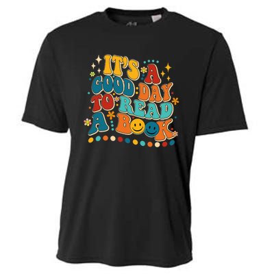 Its Good Day To Read Book Funny Library Book Day Cooling Performance Crew T-Shirt