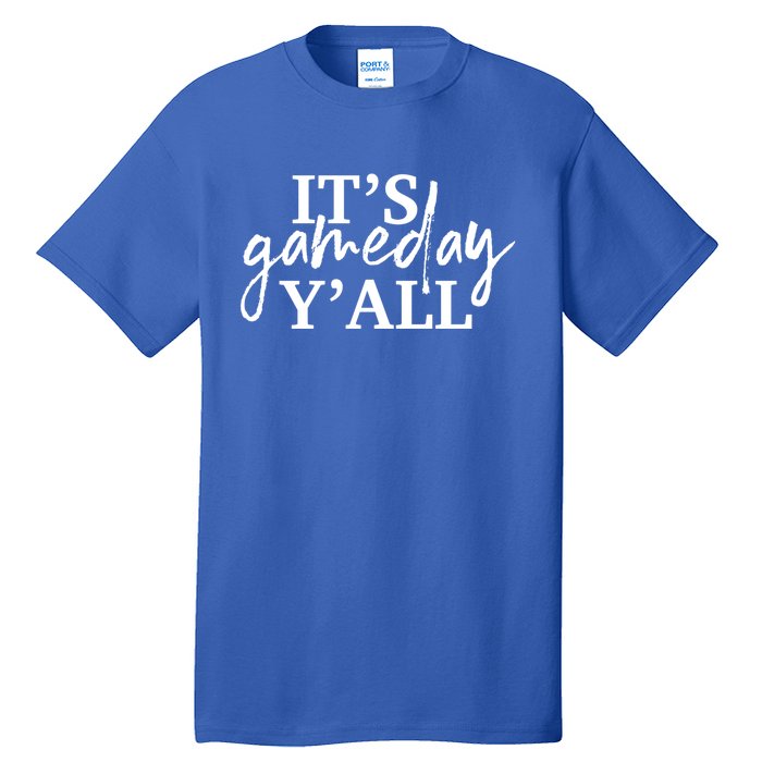 It's Game Day Y'all Gift Football And Basketball Cool Gift Tall T-Shirt