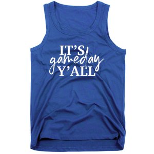 It's Game Day Y'all Gift Football And Basketball Cool Gift Tank Top