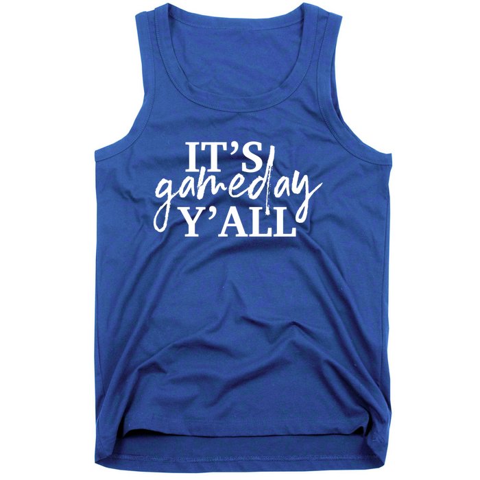 It's Game Day Y'all Gift Football And Basketball Cool Gift Tank Top