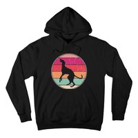 Intage Greyhound Dog Retro Pet Lover Dog Mom Distressed Hoodie