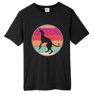 Intage Greyhound Dog Retro Pet Lover Dog Mom Distressed Tall Fusion ChromaSoft Performance T-Shirt