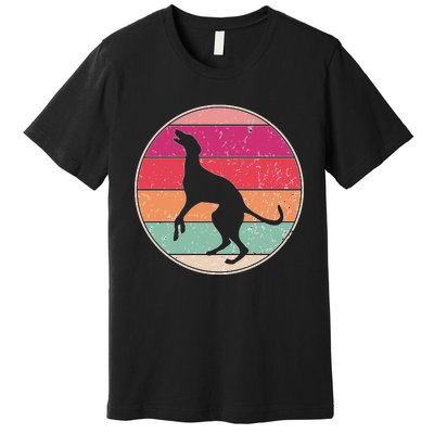 Intage Greyhound Dog Retro Pet Lover Dog Mom Distressed Premium T-Shirt