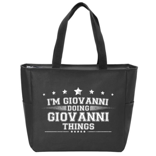 Im Giovanni Doing Giovanni Things Zip Tote Bag