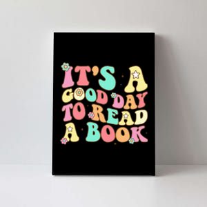 It's Good Day To Read Book Funny Library Reading Lovers Canvas